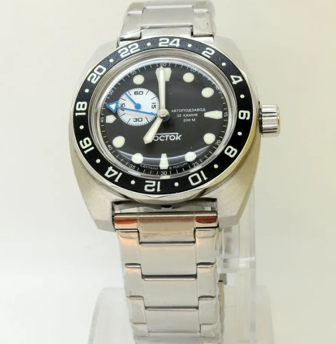 Vostok Amphibia-Batman 2426.12/17037B Exclusive 24-hours Watch - Image 3