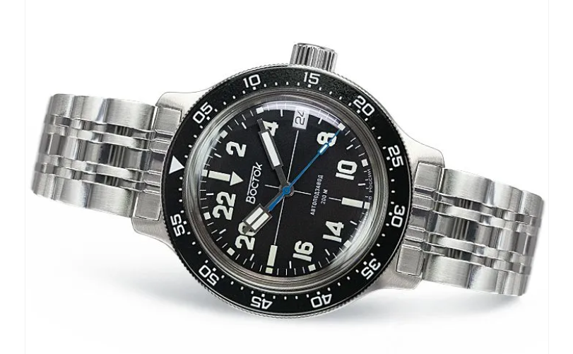 Vostok Amphibia 2431/72015B Exclusive 24-Hours Watch