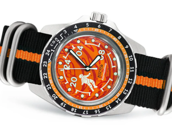 Vostok Amphibia-CosmoDiver Mars 2431.01/14091V Exclusive Limited Edition 24-Hour Watch