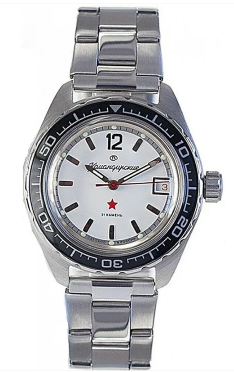 Vostok Komandirskie 2416B/020739 Mechanical-Automatic Military Watch - Image 3