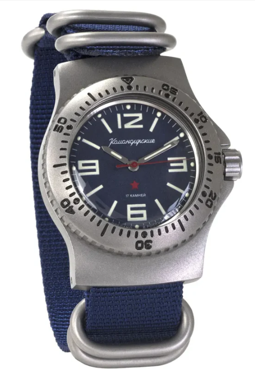 Vostok Komandirskie 2415.01/280681 Mechanical-Automatic Military Watch - Image 2