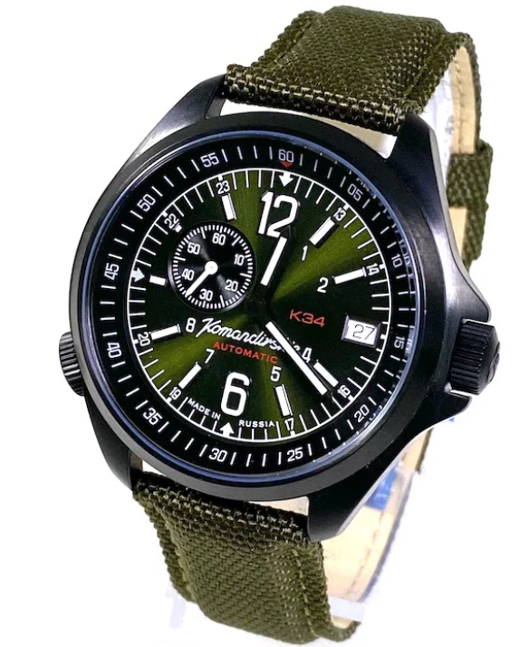 Vostok Komandirskie-K-34 2416.02/476966 Exclusive Watch - Image 3