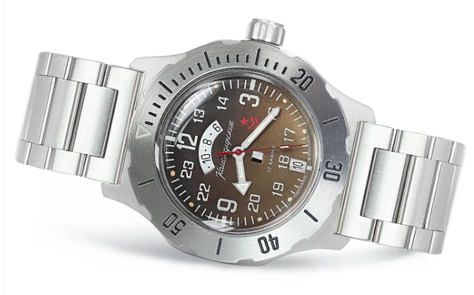 Vostok Komandirskie 2432/350754 Mechanical-Automatic 24-Hours Watch