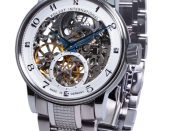 Poljot International Nastja Lady Skeleton Automatic Silver Skeleton Watch
