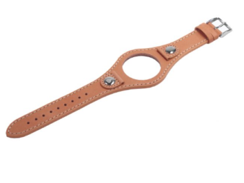 Calfskin Watch Strap Light Brown 16 mm