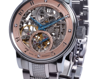 Poljot International Nastja Lady Skeleton Automatic Rosé Skeleton Watch
