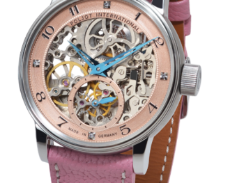 Poljot International Nastja Lady Skeleton Automatic Rosé Skeleton Watch