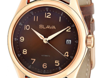 Slava Premier 1493271/300-1612 Automatic Brown Dial Watch