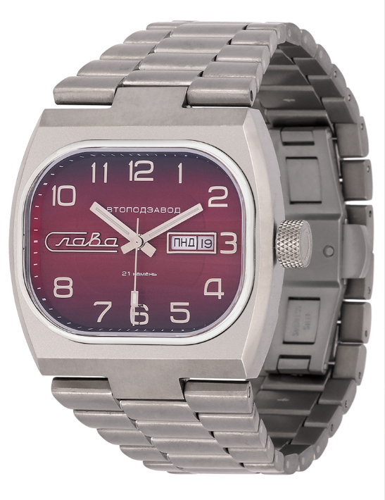 Slava 3220137/100-8205 TV Titanium Series Automatic Watch