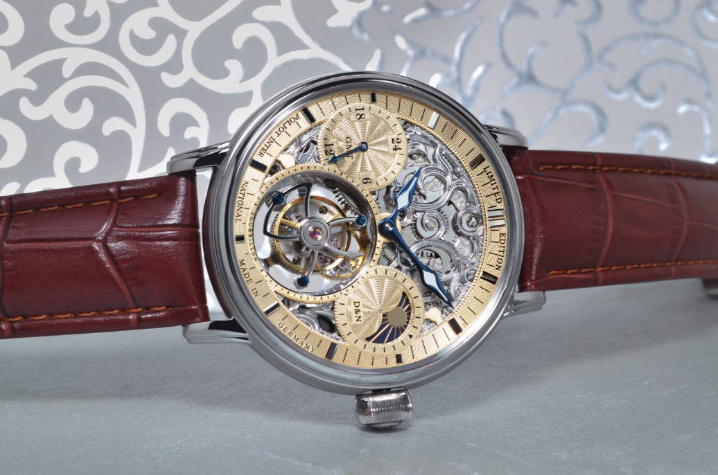 Poljot-International Tourbillon Skeleton Mechanical GMT Limited Edition Watch - Image 4