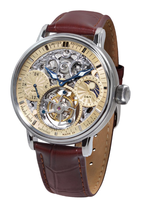 Poljot-International Tourbillon Skeleton Mechanical GMT Limited Edition Watch