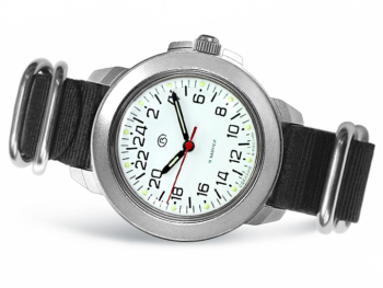 Vostok Komandirskie 43624G/2424 Mechanical White Dial Watch