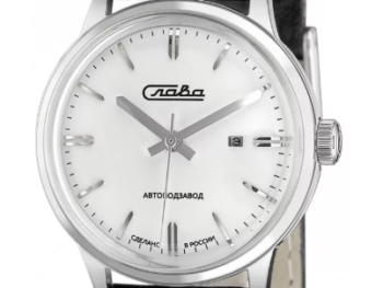 Slava Senat 1870089/300-6T15 Automatic Exclusive Silver Dial Watch