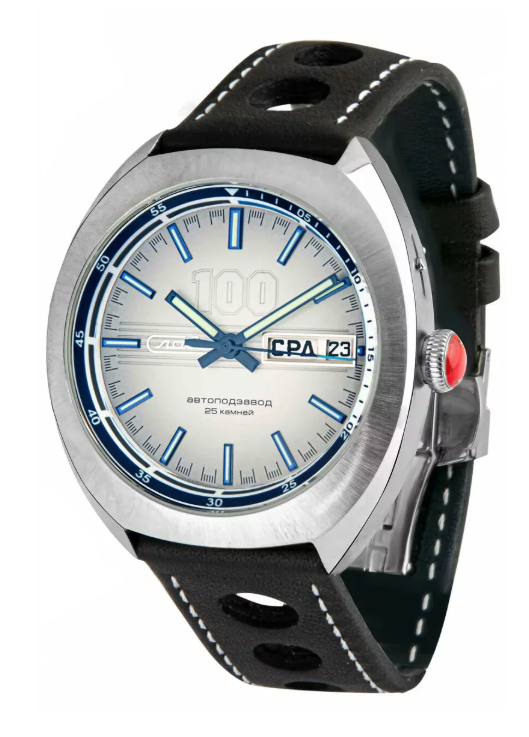 Slava MIR 9010574/300-2427 Automatic Exclusive Limited Edition Silver Dial Watch