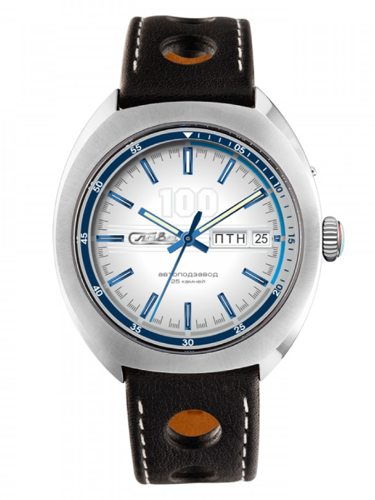 Slava MIR 9010574/300-2427 Automatic Exclusive Limited Edition Silver Dial Watch - Image 3