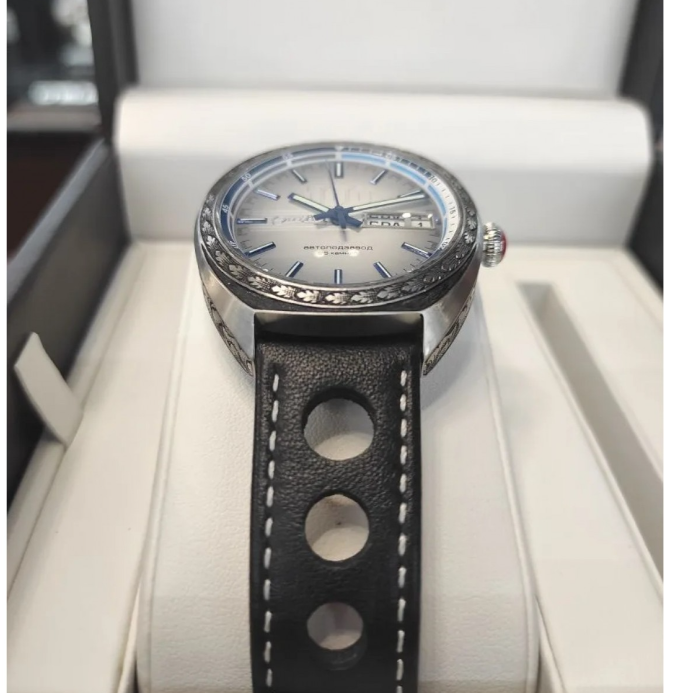 Slava MIR 9010576/300-2427 Automatic Exclusive Limited Edition White Dial Watch - Image 4
