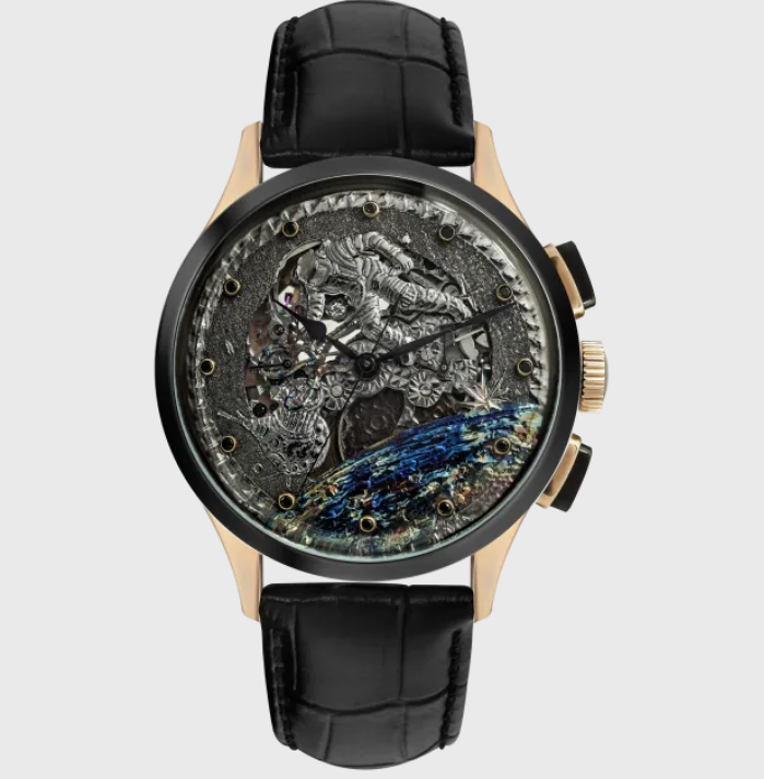 Sturmanskie Open Space 3133/1369BL “Cosmonaut Skeleton” Mechanical Chronograph Limited Edition Watch